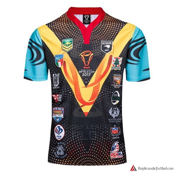 Camiseta RLWC National Team 2017-2018 Negro Rugby